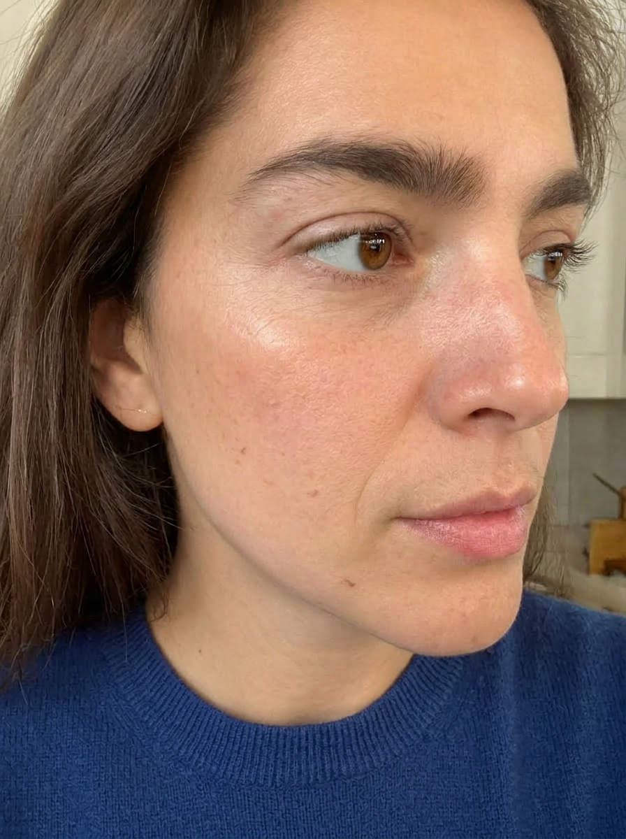 Skin before routine — Day 0